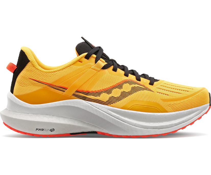 Men's Saucony Tempus Running Shoes Gold Red | UK-67410