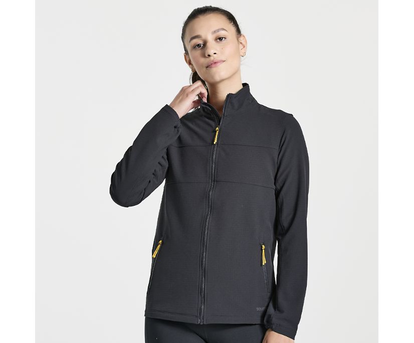 Women's Saucony Bluster Jackets Black | UK-12876