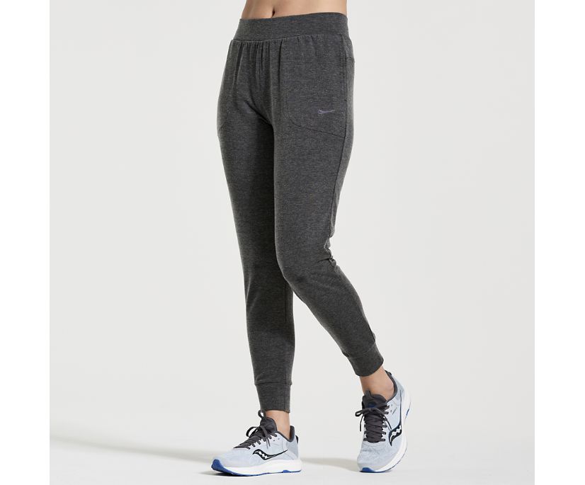 Women's Saucony Boston Pant Black | UK-12357