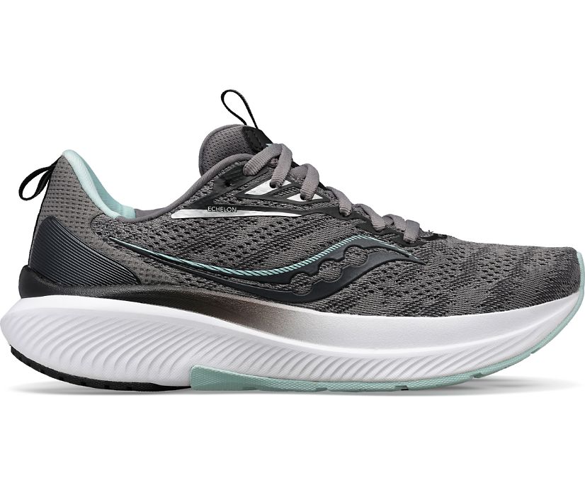 Women's Saucony Echelon 9 Running Shoes Grey | UK-64709