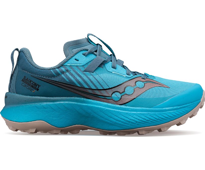 Women's Saucony Endorphin Edge Running Shoes Azure | UK-02648