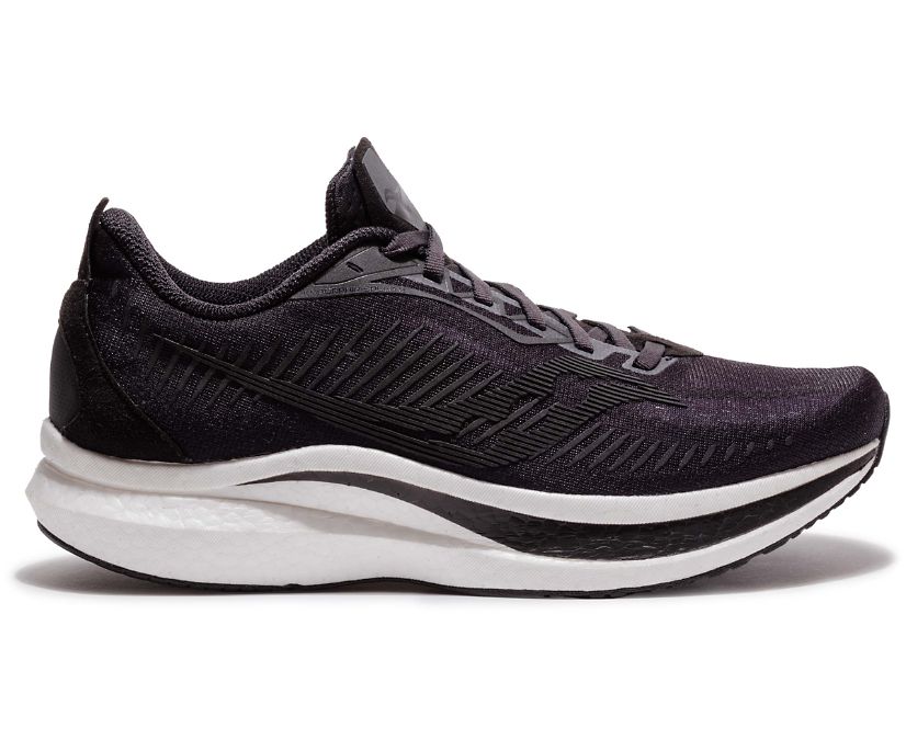 Women's Saucony Endorphin Speed 2 Reflexion Running Shoes Black White | UK-37591