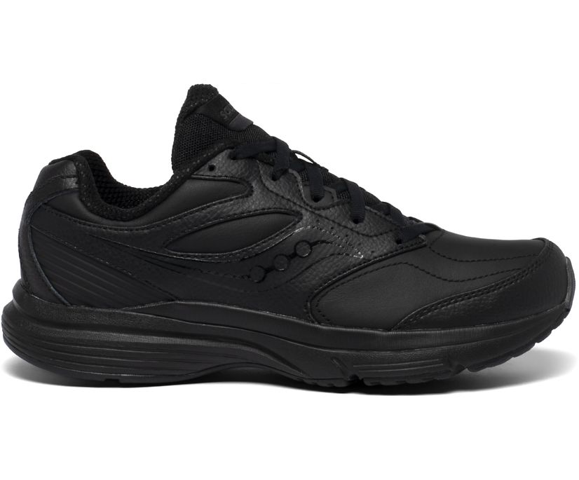 Women's Saucony Integrity Walker 3 Extra Wide Walking Shoes Black | UK-50317