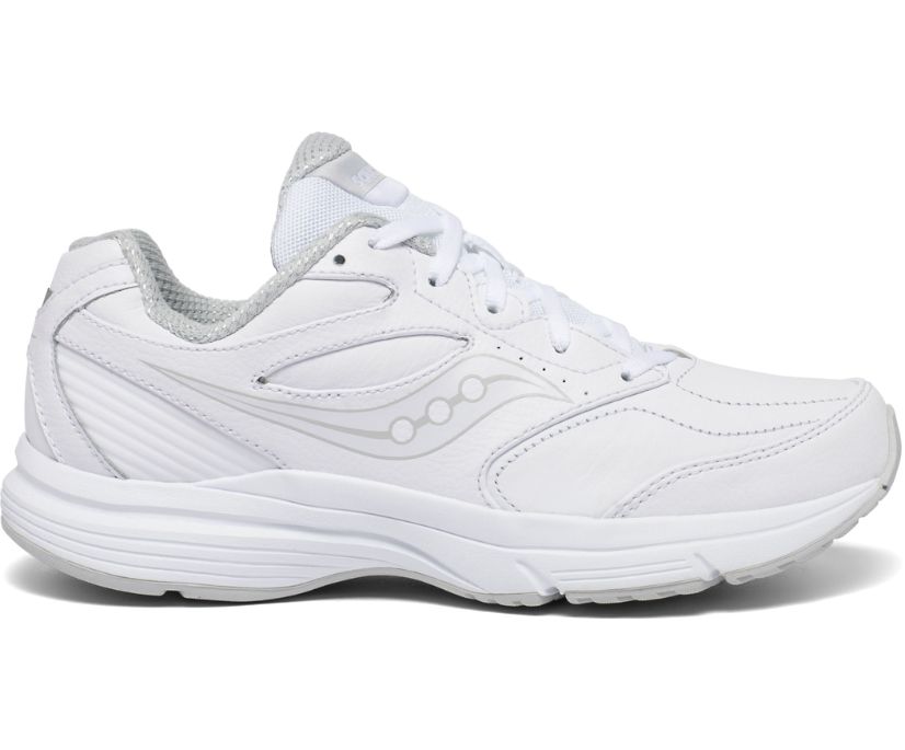 Women's Saucony Integrity Walker 3 Walking Shoes White | UK-36420