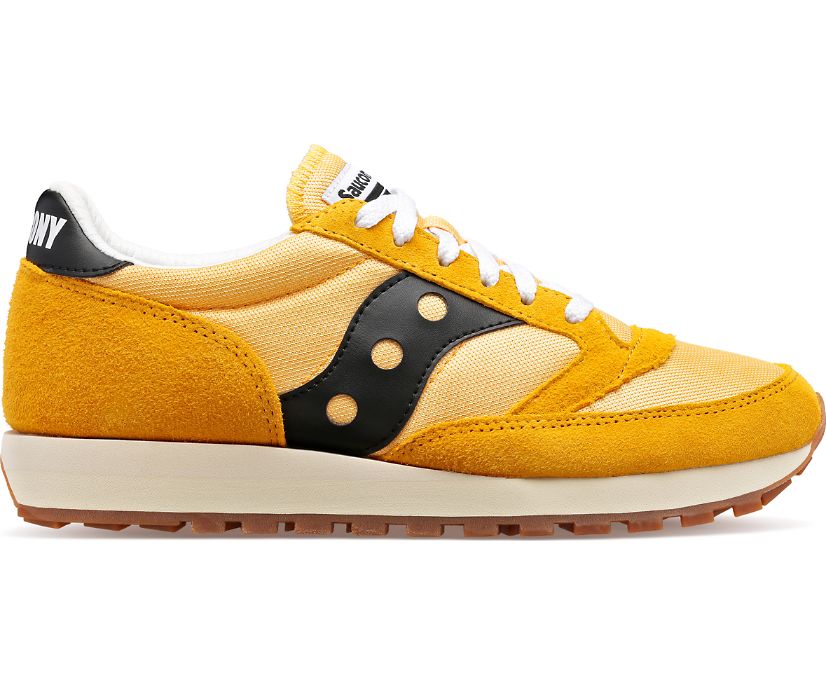 Women's Saucony Jazz 81 Sneakers Yellow Black | UK-38427