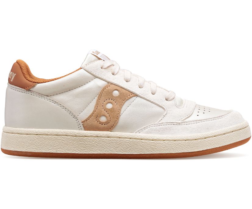 Women's Saucony Jazz Court Satin Sneakers Beige | UK-41072