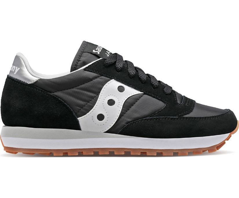 Women's Saucony Jazz Original Sneakers Black White | UK-92375