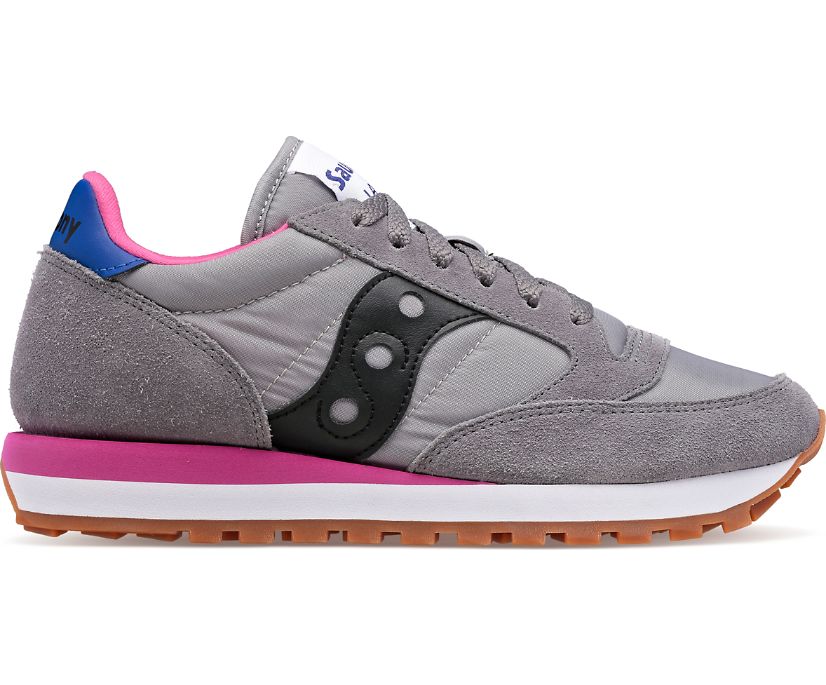 Women's Saucony Jazz Original Sneakers Grey Black | UK-97012