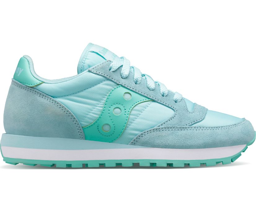 Women's Saucony Jazz Original Sneakers Light Blue Light Turquoise | UK-70623