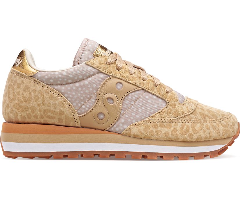 Women's Saucony Jazz Triple Sneakers Brown | UK-36014