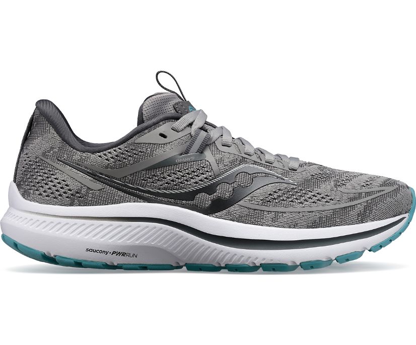 Women's Saucony Omni 21 Walking Shoes Grey | UK-38290