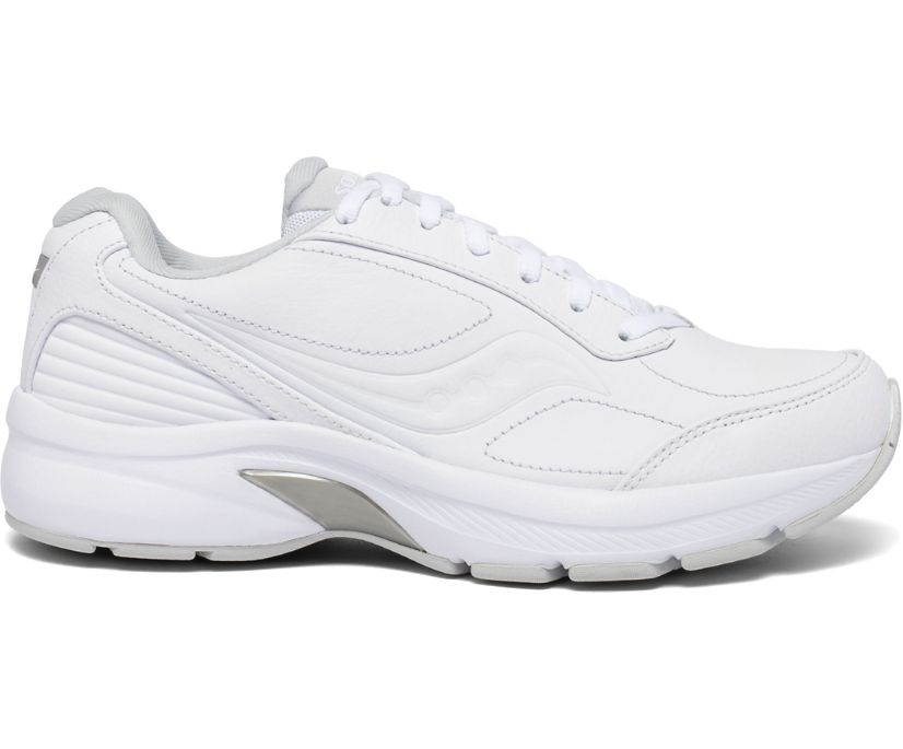 Women's Saucony Omni Walker 3 Walking Shoes White | UK-63821