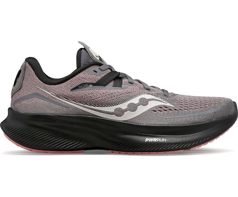 Women's Saucony Ride 15 Running Shoes Grey | UK-24970