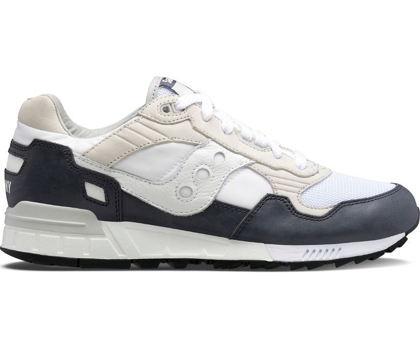 Women's Saucony Shadow 5000 Premier Sneakers White Navy | UK-97831