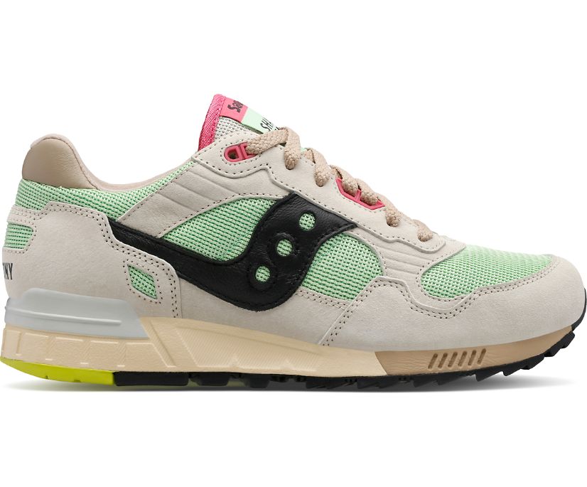 Women's Saucony Shadow 5000 Sneakers Beige Green | UK-43570