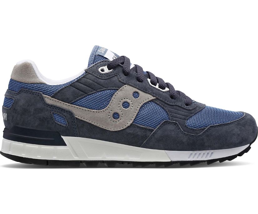 Women's Saucony Shadow 5000 Sneakers Navy Silver | UK-35480