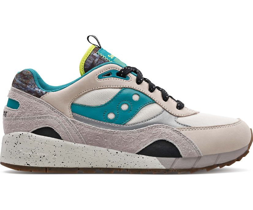 Women's Saucony Shadow 6000 Camo Reflective Sneakers Grey Black Beige | UK-94287