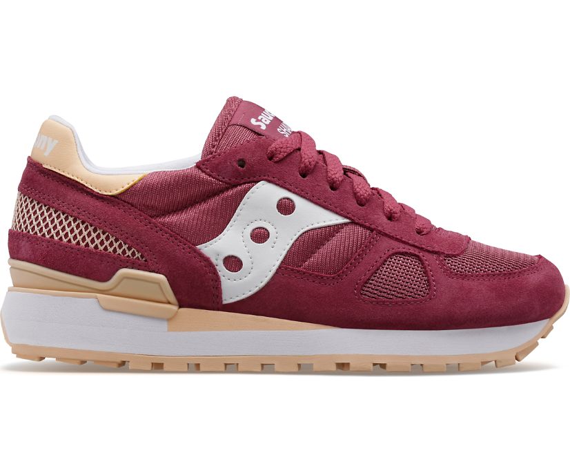 Women's Saucony Shadow Original Sneakers Red Purple | UK-09461