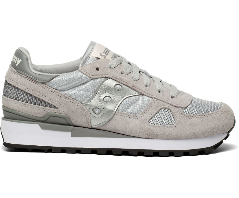 Women's Saucony Shadow Original Sneakers Grey Silver | UK-16809