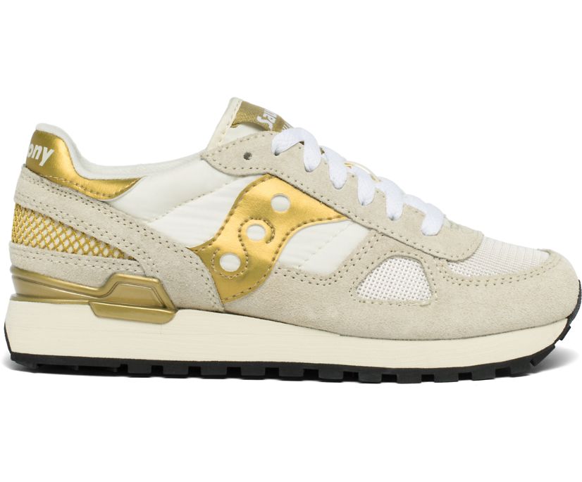 Women's Saucony Shadow Original Sneakers White Gold | UK-51680