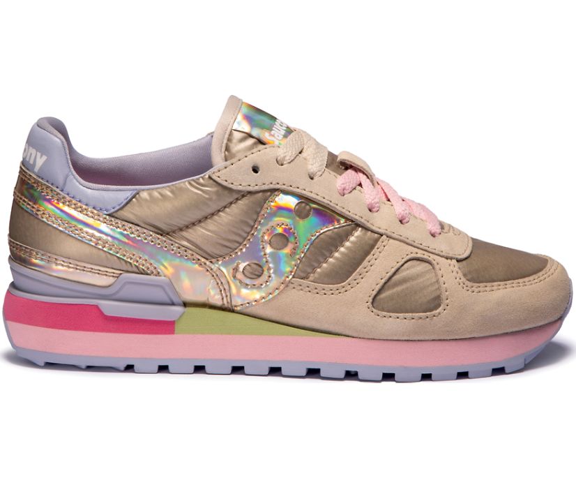 Women's Saucony Shadow Original Sneakers Brown Blue Pink | UK-70614