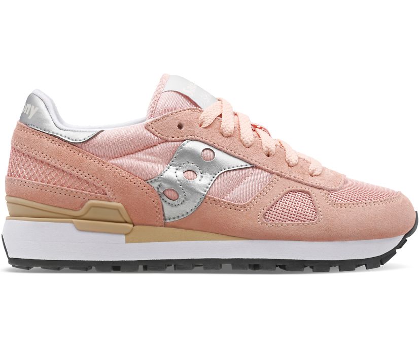 Women's Saucony Shadow Original Sneakers Pink Silver | UK-83201