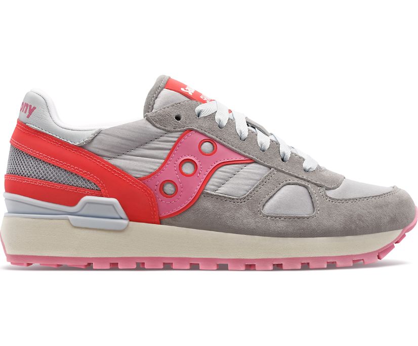 Women's Saucony Shadow Original Soft And Shiny Sneakers Grey | UK-89354