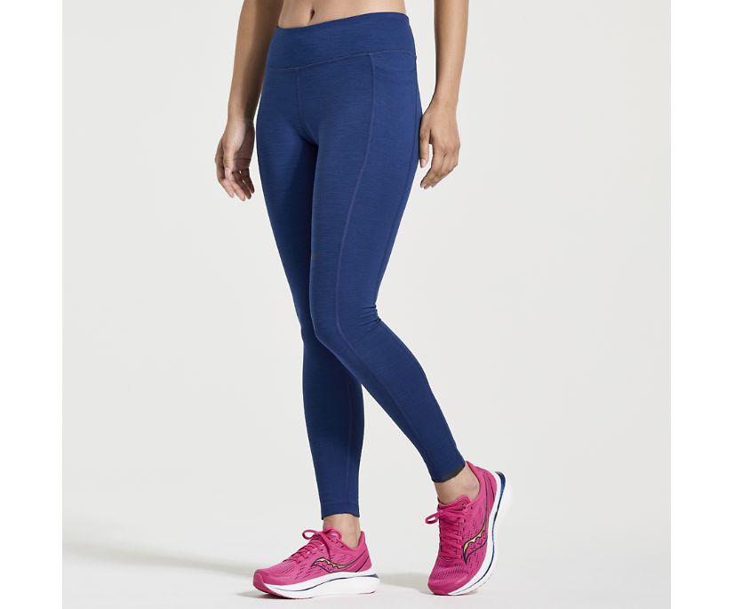 Women's Saucony Solstice Tight Blue | UK-57694